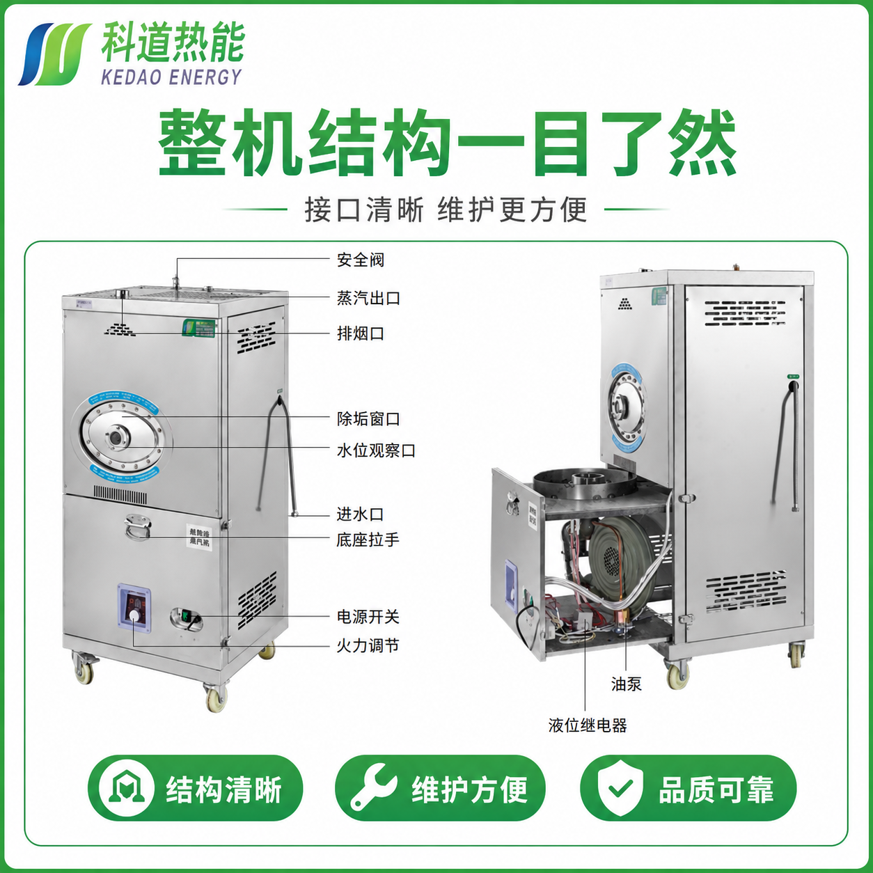 商用植物油蒸汽机