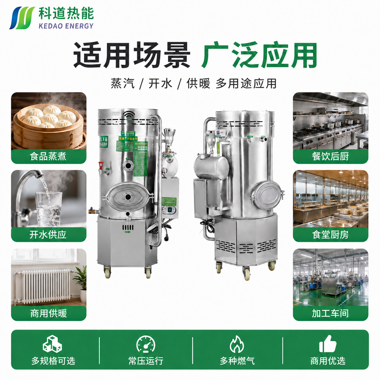 多功能燃气热水供暖一体机