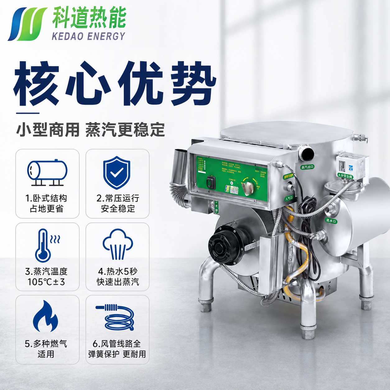 卧式燃气蒸汽发生器