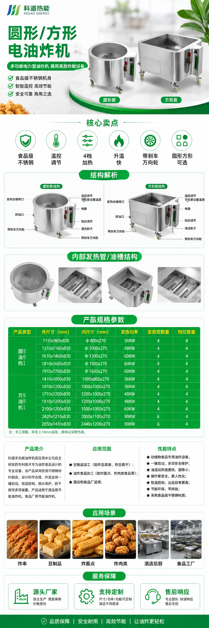 商用电油炸机